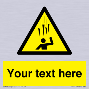 Custom Falling Ice sign